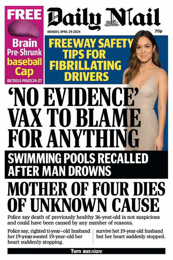 Not the Vaxx front page